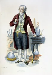 Antoine Laurent de Lavoisier (1743-94) illustration de 